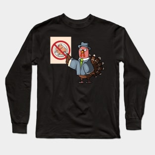 Funny Christmas Thanks Giving Turkey Long Sleeve T-Shirt